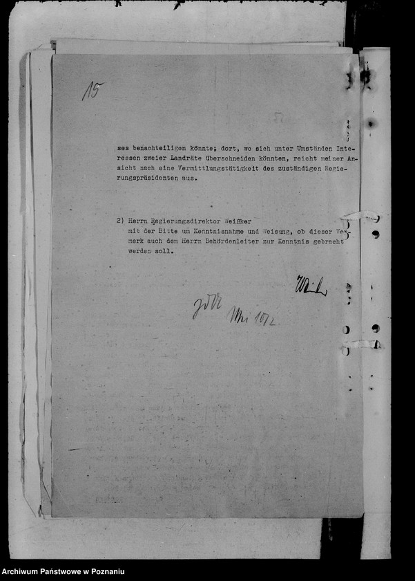 Obraz 19 z jednostki "Protokół konferencji oraz korespondencja władz w sprawach kolei powiatowych"