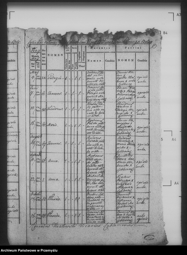 image.from.unit.number "[Kopie ksiąg metrykalnych parafii Żużel z filią Cebłów (dekanat Bełz)]"