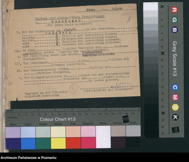 Obraz 4 z jednostki "Verdrängungslisten Gostigen [Gostyń]"