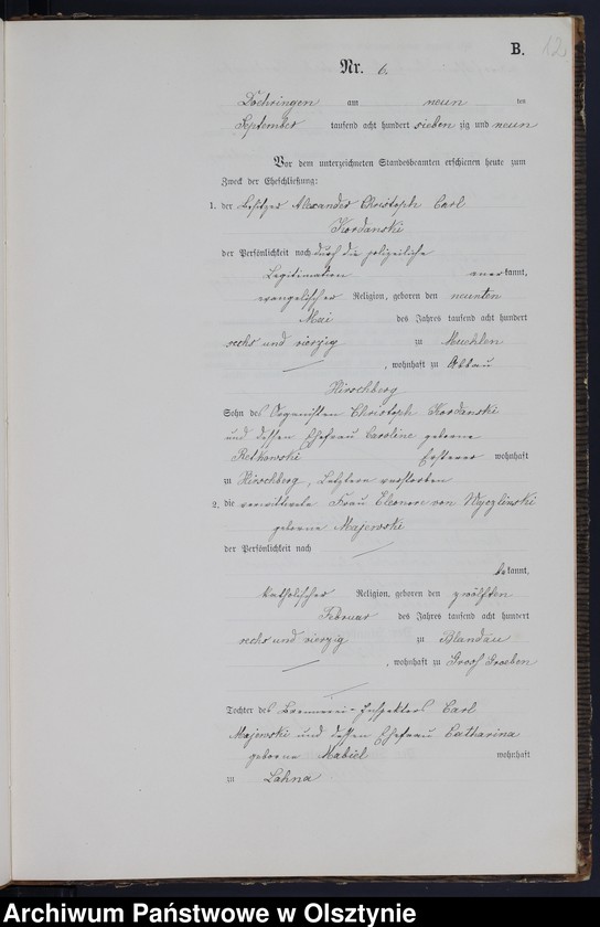 image.from.unit.number "Heiraths-Neben-Register Nr 1 - 11"