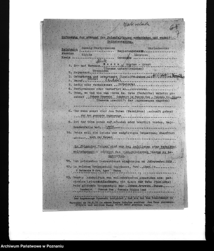 Obraz 11 z jednostki "Amtliche Meldungen Kreis Rypin"