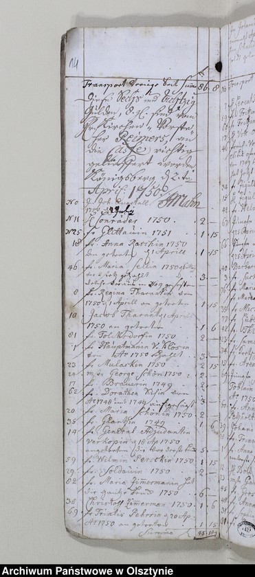 image.from.unit.number "Berechnung der Bänken-Stände. Erd-und Glocken- Geld"