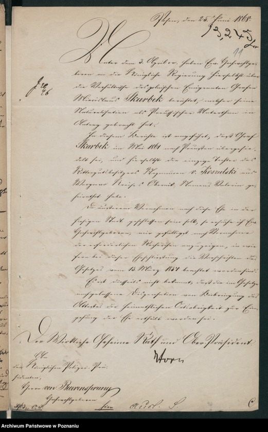 Obraz 14 z jednostki "A. betr. Grafen Miecislaus Skarbek"