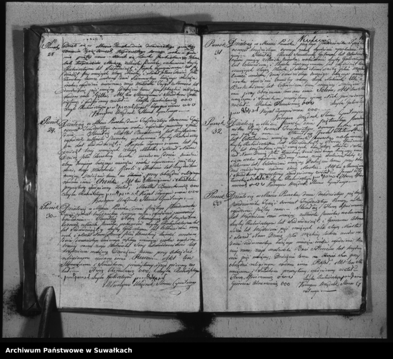 image.from.unit.number "Duplikat Aktów Urodzonych, Umarłych i Zaślubionych Urzędnika Stanu Cywilnego Wyznania Mojżeszowego Okręgu Puńsk z roku 1838."