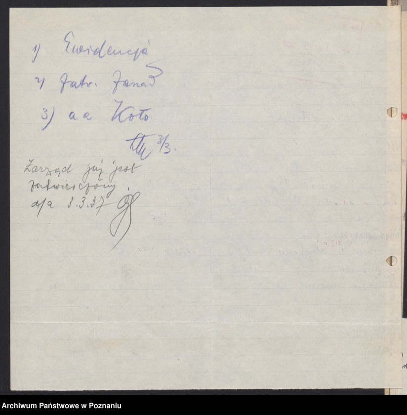 Obraz 16 z jednostki "Rostarzewo, powiat Wolsztyn - akta koła."