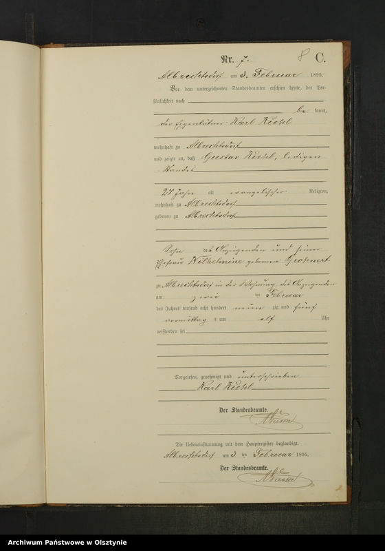 image.from.unit.number "Sterbe-Neben-Register Nr 1 - 29"