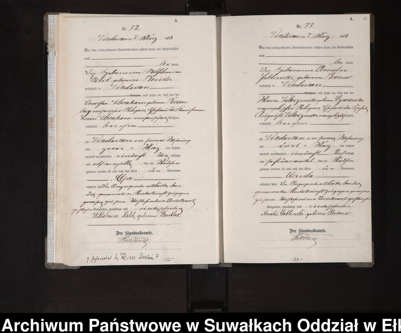 image.from.unit.number "Geburts-Haupt-Register des Königlichen Preussischen Standes-Amtes Nikolaiken Kreis Sensburg"