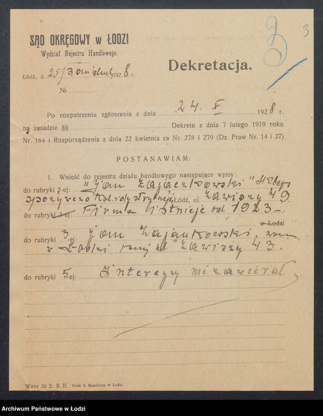 Obraz 5 z jednostki "Jan Zajączkowski - sklep kolonialno-spożywczyi dystrybucja"