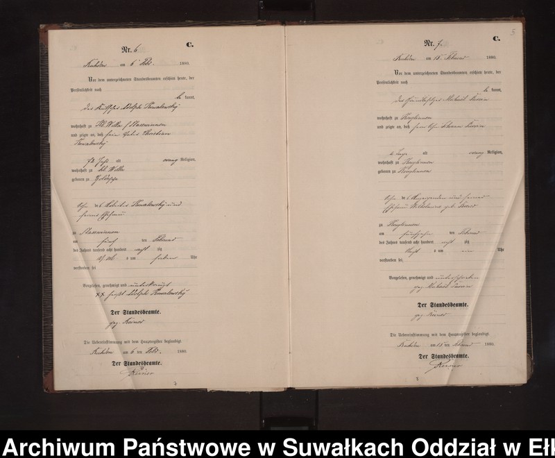 image.from.unit.number "Sterbe-Neben-Register des Preussischen Standes-Amtes Stasswinnen Kreis Loetzen"
