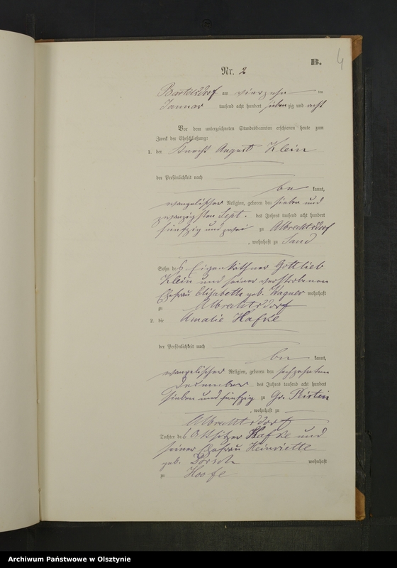 image.from.unit.number "Heiraths-Neben-Register Nr 1 - 11"