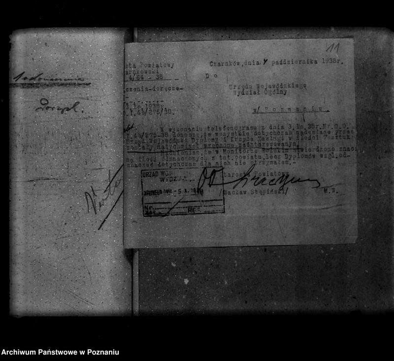 Obraz 15 z jednostki "/Doręczanie odznaczeń od października 1938 do grudnia 1938/"