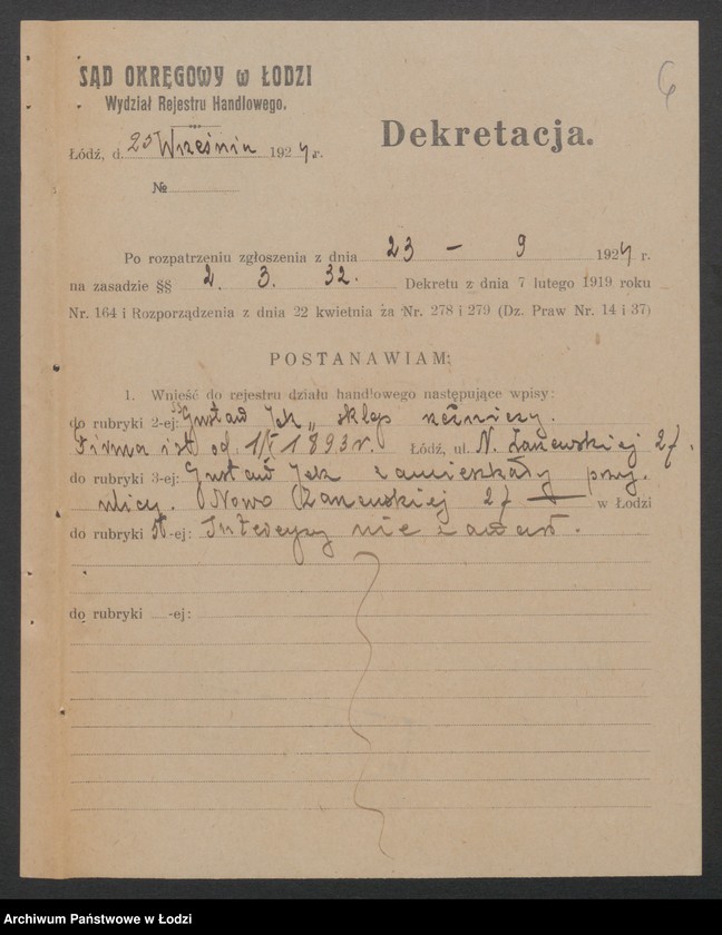 Obraz 8 z jednostki "Gustaw Jek – sklep rzeźniczy"