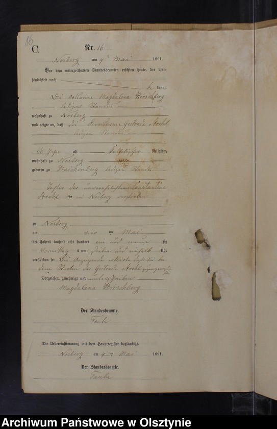 image.from.unit.number "Sterbe-Neben-Register Nr 1 - 38"