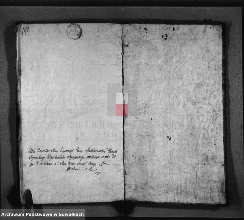 image.from.unit.number "Księgi Gminy i Parafij Bakałarzewskiey ślubne 1808 R."