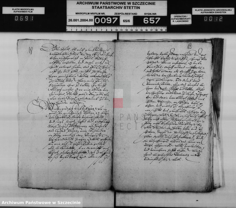 Obraz 13 z jednostki "Paul v. Glasenapp zu Pollnow und Manow / Martin v. Kleist zu Dargen: Bürgschaftsschuld [für Joachim v. Puttkamer zu Poberow]."