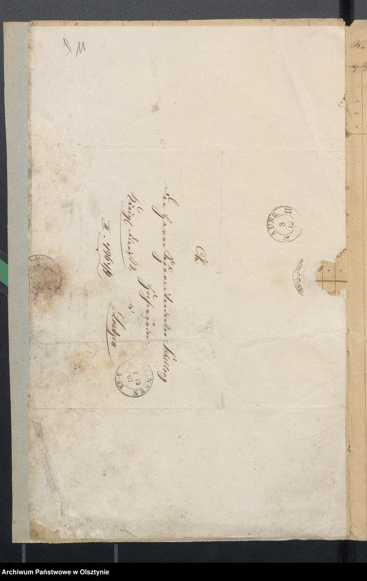 image.from.unit.number "Rechnung des Kirchspiels Schul-Kasse zu Widminnen"