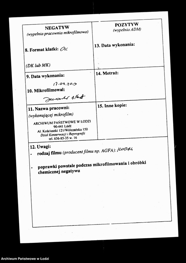 Obraz 3 z jednostki "Akta tyczące się rozkładów na pastora i sług kościelnych roku 1835"