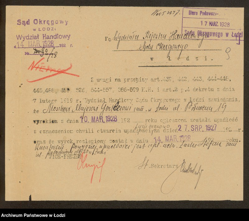 Obraz 11 z jednostki "Moszek Majer Geltler- wyrób pończoch"