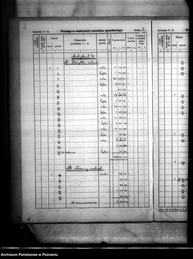 Obraz 6 z jednostki "Rejestr pomiarowy wyłączeń z art. 4 i 5 ustawy o reformie rolnej z majątku Kosztowo powiatu wyrzyskiego"