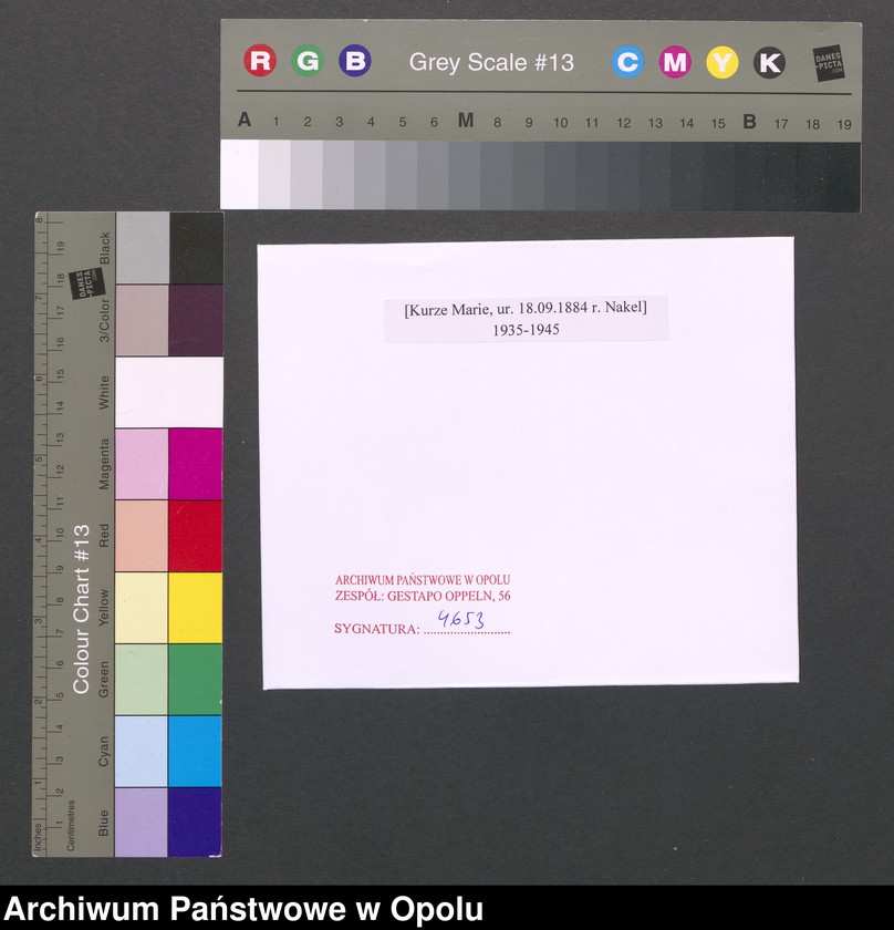 Obraz 2 z jednostki "[Kurze Marie, ur. 18.09.1884 r. Nakel]"