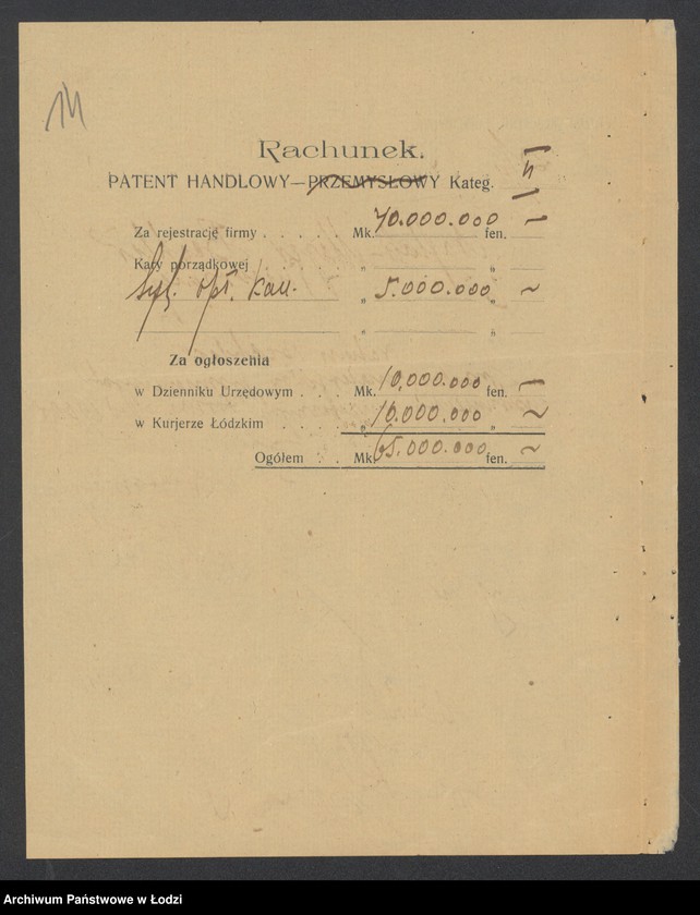 Obraz 16 z jednostki "Natan Bechler- sprzedaż materiałów piśmiennych i muzycznych"