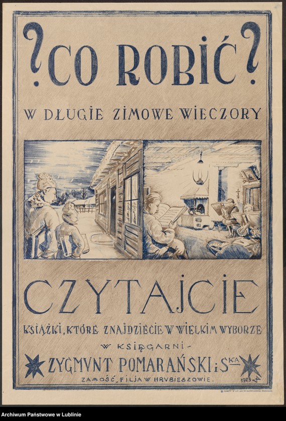 Obraz 1 z kolekcji "Promocja czytelnictwa i oświaty na plakacie, afiszu i okładce w pierwszej połowie XX w."