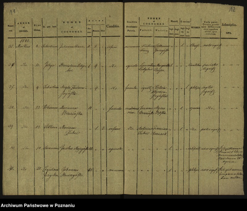 Obraz 9 z jednostki "Księga zgonów"