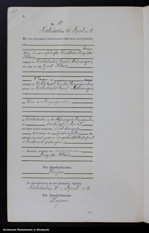 image.from.unit.number "Sterbe-Neben-Register Nr 1 - 47"