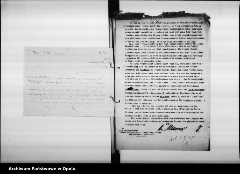 Obraz 18 z jednostki "[Wybory do sejmiku i sejmu Rzeszy - listy wyborcze]"