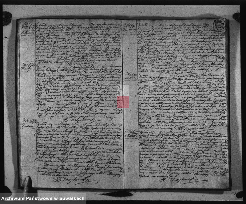 image.from.unit.number "Duplikat Urodzonych, Zaślubionych i Zejscia Parafii Filipowskiej za rok 1845"