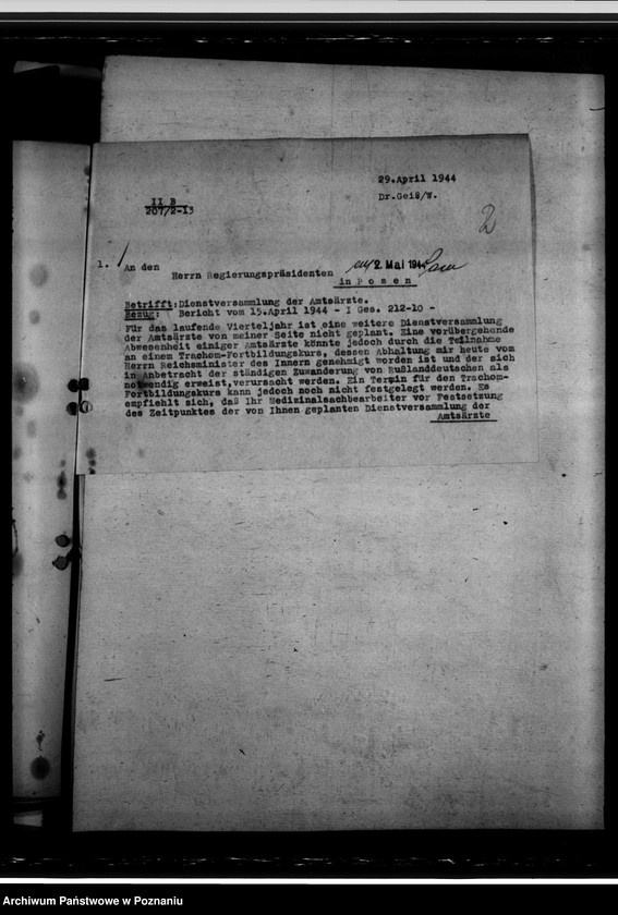 Obraz 6 z jednostki "Schulung des Personals der Gesundheitsämter"