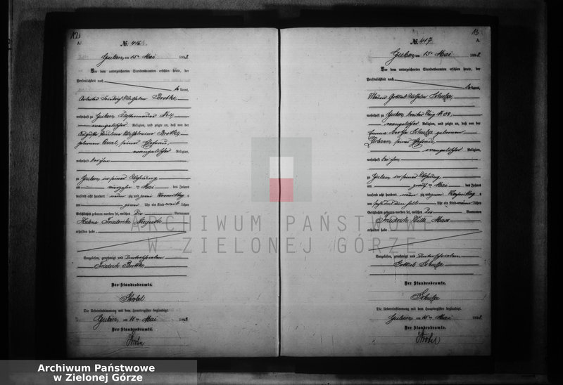 image.from.unit.number "Geburts-Neben-Register, Band II von No 405 bis No 798"