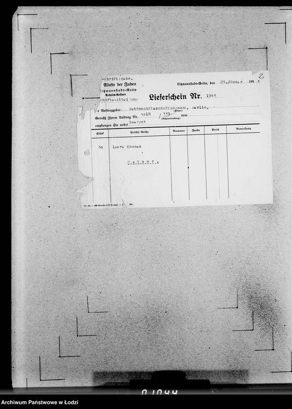 Obraz 6 z jednostki "339 Filzstiefel. Auslieferung"