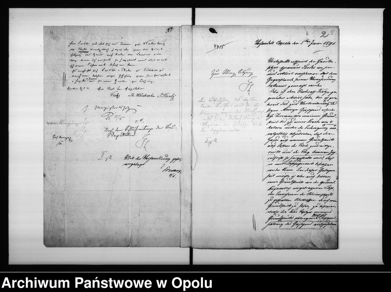 Obraz 8 z jednostki "Acta des Magistrats zu Oppeln betreffend Verbreiterung des sogen[annten] Wasserwegs von der Kräuterei bis zum Vogtsdorf Halbendorfer Kreise Vol: I"