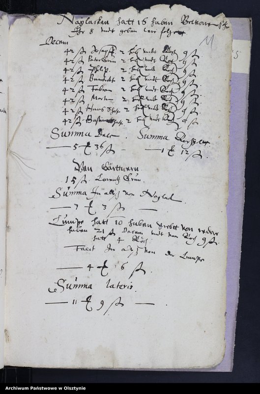 image.from.unit.number "Kirchen Rechnung des Kirchspiels Herzogswalde"