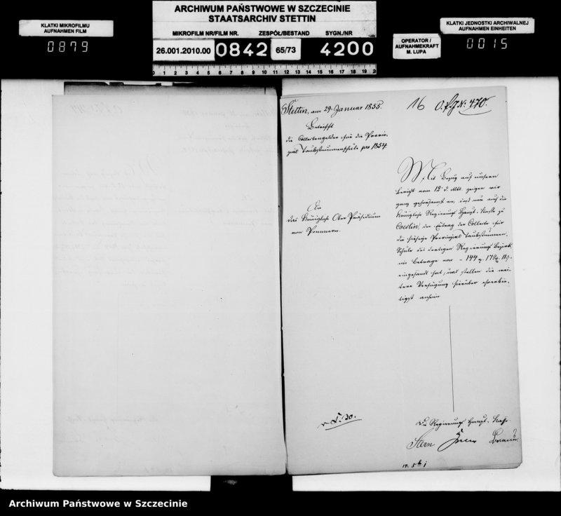 image.from.unit.number "Unterbringung von Taubstummen und deshalb getroffene Verwaltungen und gesammelten Gelder und wegen Errichtung eines Taubstummen-Lehr-Instituts für Pommern, vol. V"