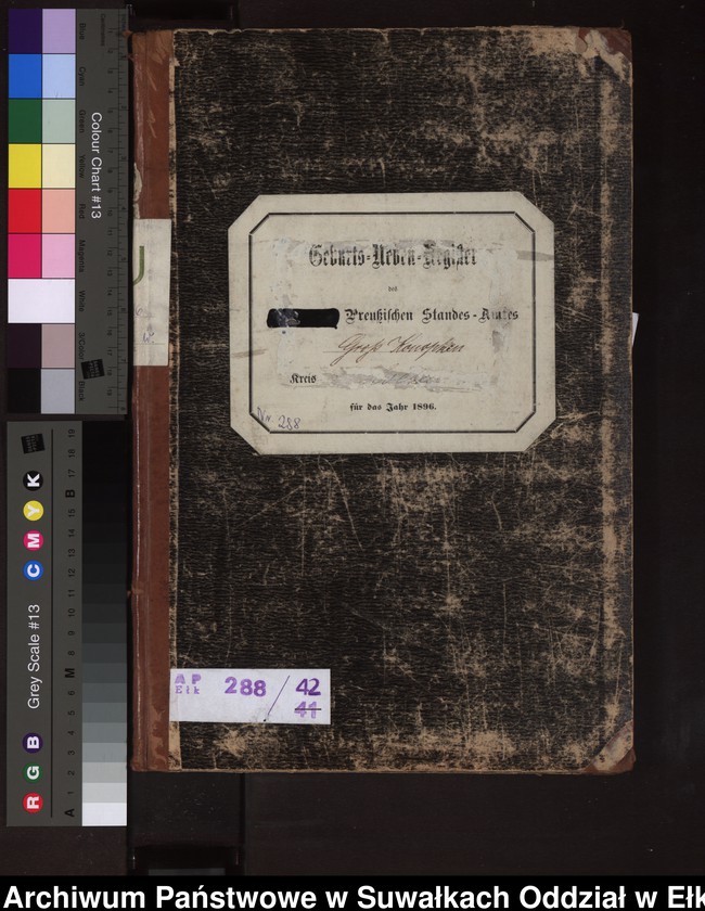 image.from.unit.number "Geburts-Neben-Register des Preussischen Standes-Amtes Gross Konopken Kreis Loetzen"