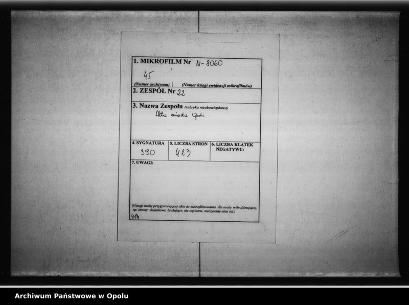 Obraz 2 z jednostki "Acta des Magistrats zu Oppeln betreffend Regierungs - Antritt Geburtstags Feier u[nd] Landestrauer S[einer] Majestät der Könige"