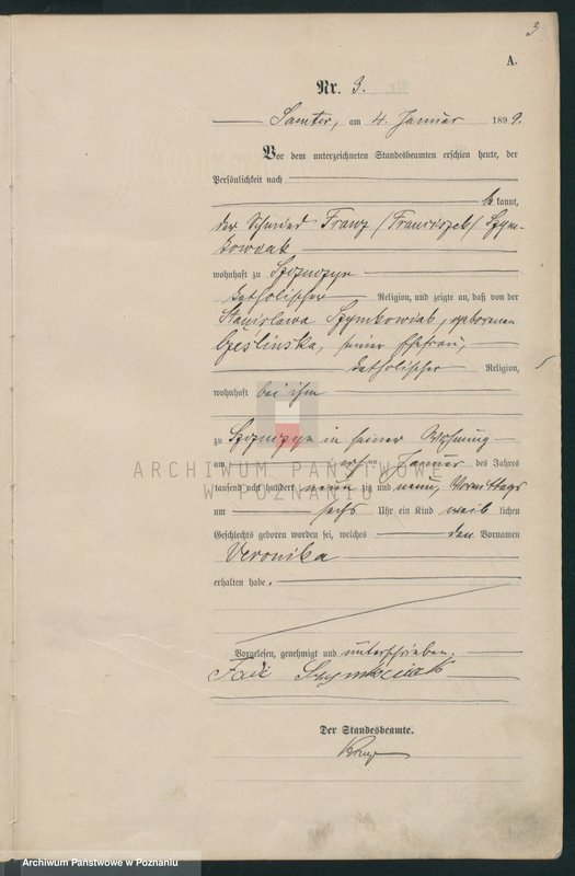 Obraz 6 z jednostki "Geburts-Haupt-Register"