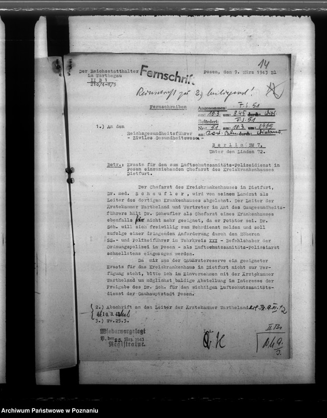 Obraz 18 z jednostki "Notdienstverpflichtung der Ärzte"