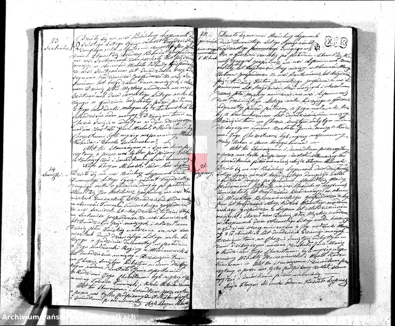 image.from.unit.number "Księga Duplikatu zawierająca w sobie akta Urodzonych, Zaślubionych i Umarłych z Roku 1832 Parafij Leypuńskiey"