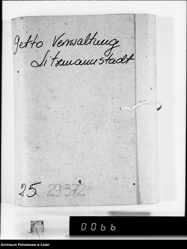 Obraz 4 z jednostki "Akten betr.Correspondenz mit dem Ältesten der Juden.Vom Schreiben Nr.1-1000"