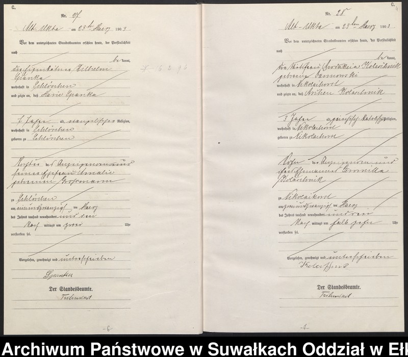 image.from.unit.number "[Sterbe-Haupt-Register des Königlichen Preussischen Standes-Amtes Ukta Kreis Sensburg]"