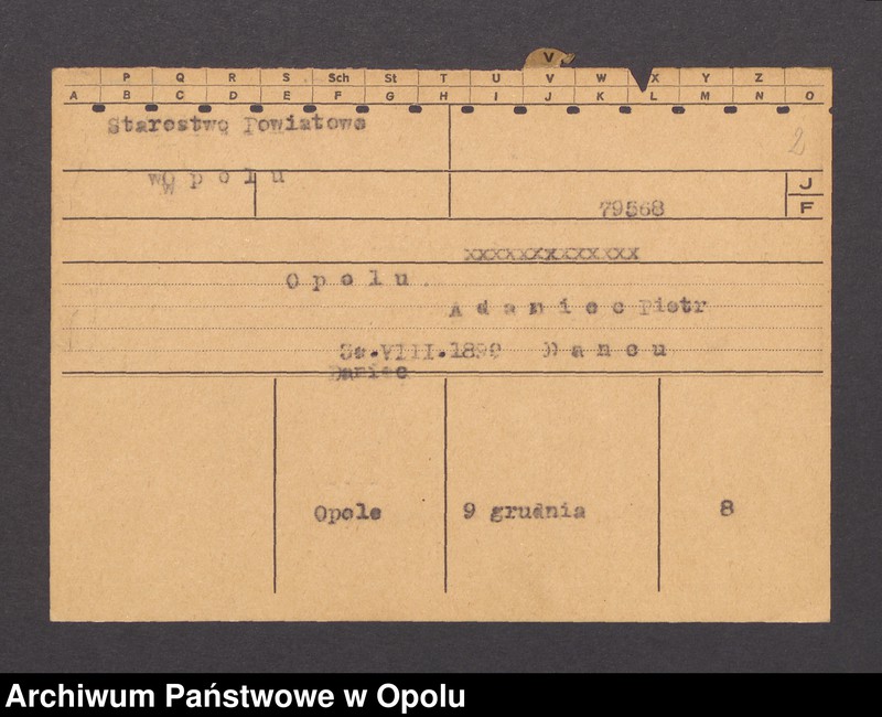 Obraz 4 z jednostki "[Dlugosch Franziska, ur. 1.4.1891 Wysoka]"