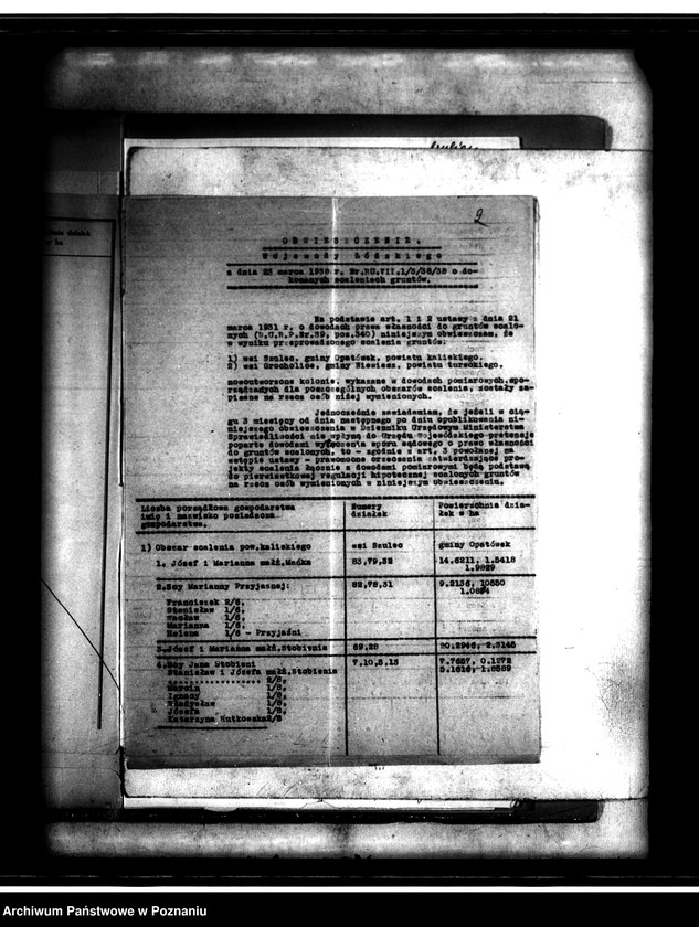 Obraz 6 z jednostki "Regulacja hipoteczna scalonych gruntów wsi Grocholice powiat turecki"