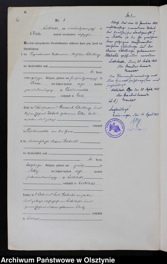 image.from.unit.number "Heirats-Neben-Register Nr 1 - 8"