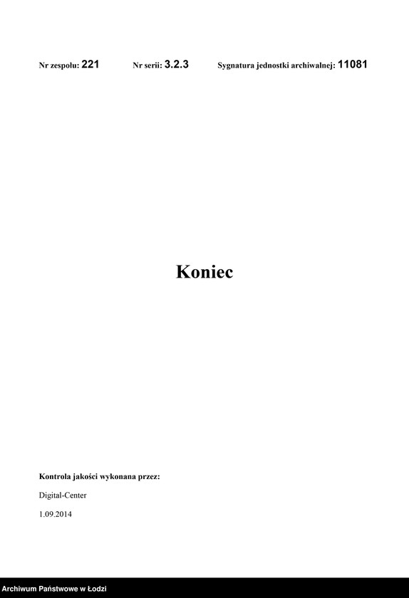 Obraz 15 z jednostki "[Księga ludności niestałej m. Łodzi lit. I]"
