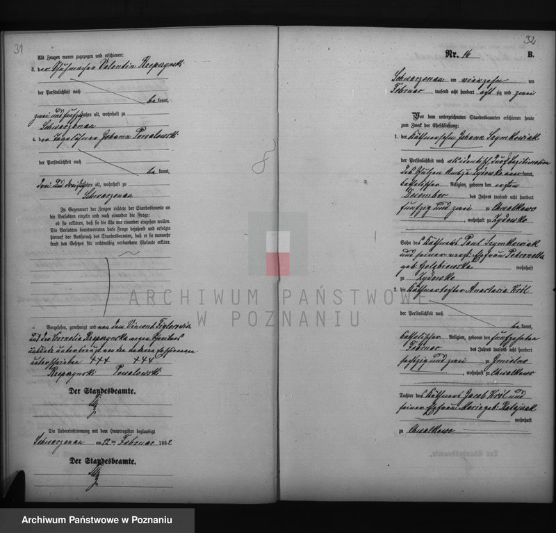 Obraz 19 z jednostki "Księga małżeństw"