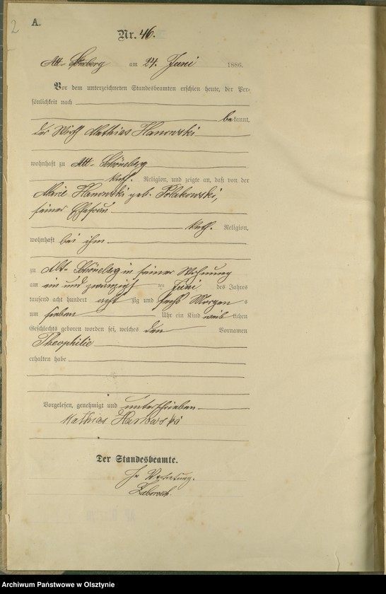 image.from.unit.number "Geburts-Haupt-Register Tom I,Nr 45 - 60"