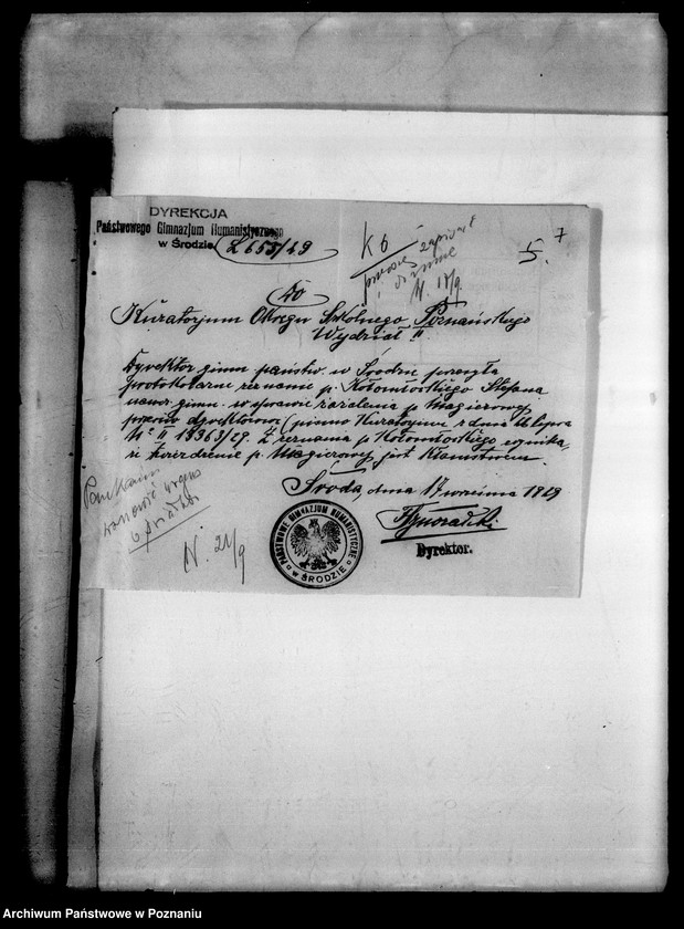 Obraz 11 z jednostki "Państwowe Gimnazjum Humanistyczne- Środa"